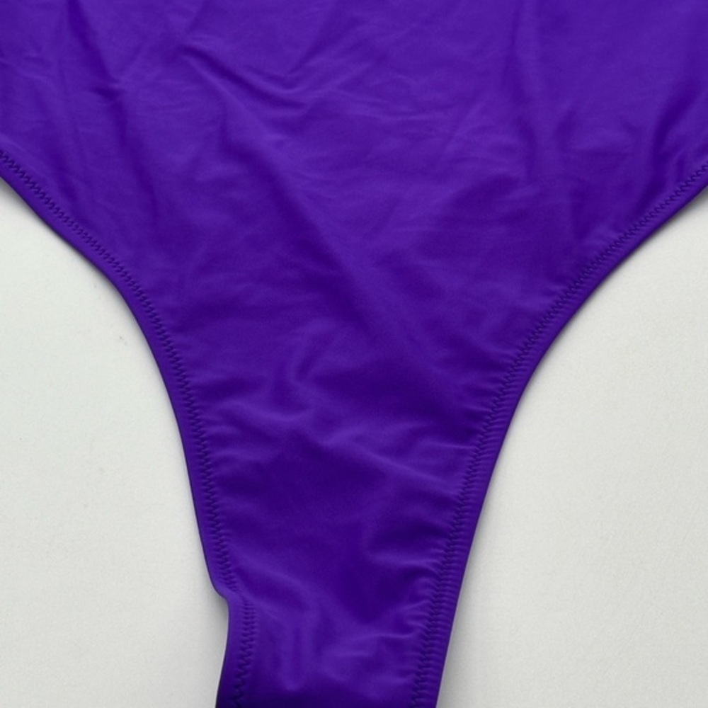Speerise Womens High Cut Tank Thong Leotard Medium Purple - Picture 2 of 9